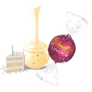 Birthday Cake LINDOR Truffles 800-pc Case (353 oz)