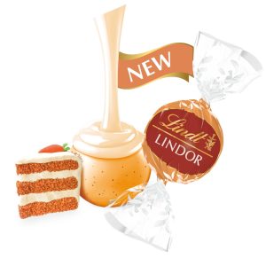 Carrot Cake White Chocolate LINDOR Truffles 800-pc Case (353 oz)
