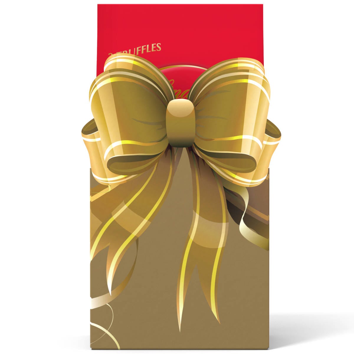 Milk Chocolate LINDOR Truffles 2-pc Wedding Bag